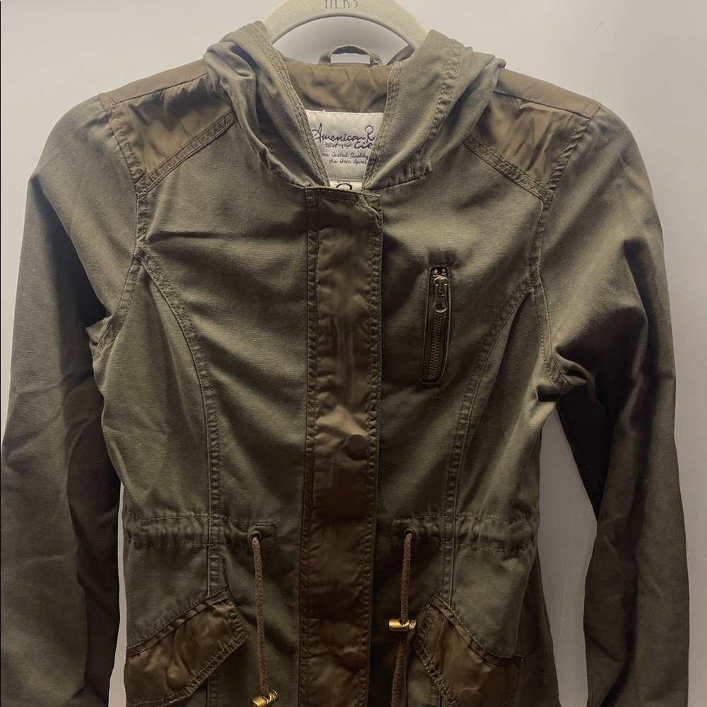 American Rag Green Army Jacket - Small - Picture 3 of 5